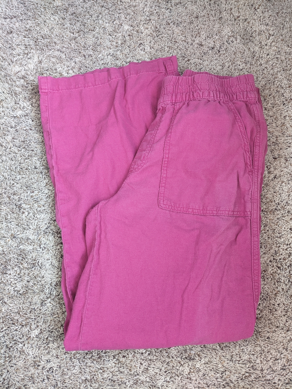 St. John's Bay Magenta Linen Pants